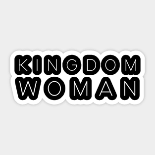 Kingdom Woman Sticker